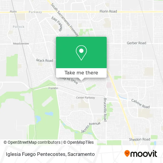 Iglesia Fuego Pentecostes map