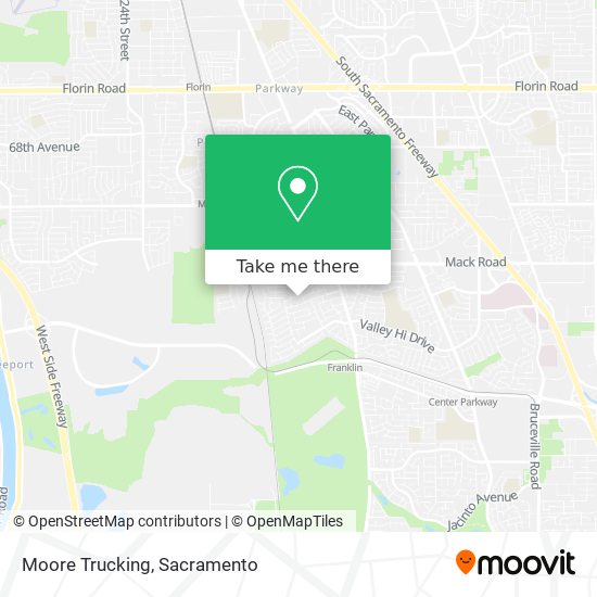 Moore Trucking map