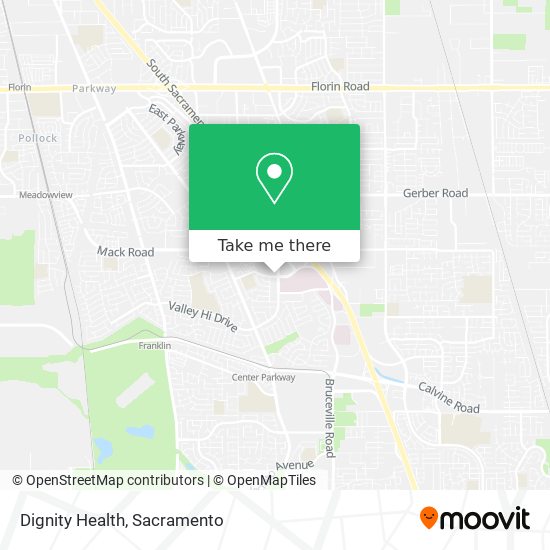 Dignity Health map