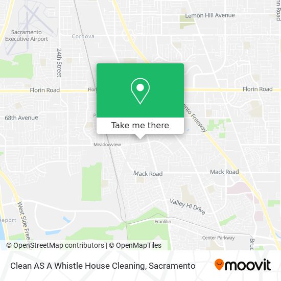 Clean AS A Whistle House Cleaning map