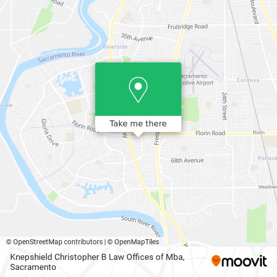 Mapa de Knepshield Christopher B Law Offices of Mba