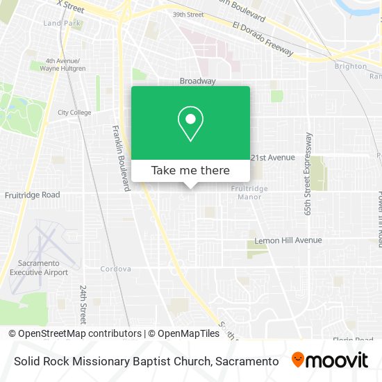 Solid Rock Missionary Baptist Church map