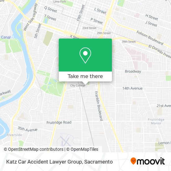 Mapa de Katz Car Accident Lawyer Group