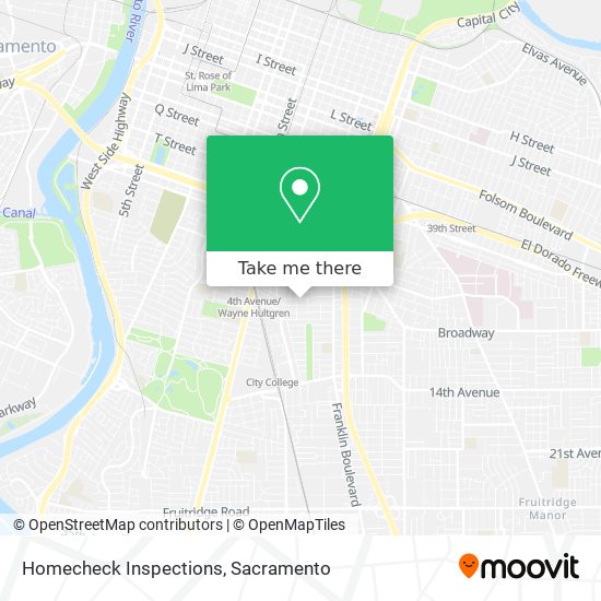 Mapa de Homecheck Inspections