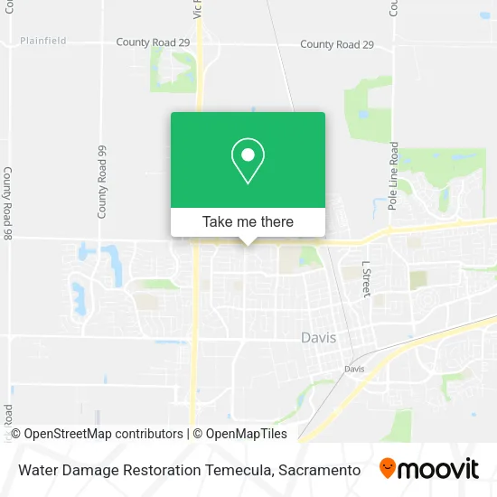 Water Damage Restoration Temecula map