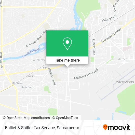 Balliet & Shiflet Tax Service map