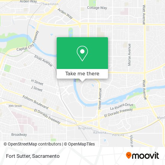 Fort Sutter map