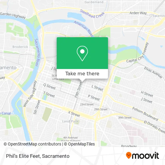 Phil's Elite Feet map