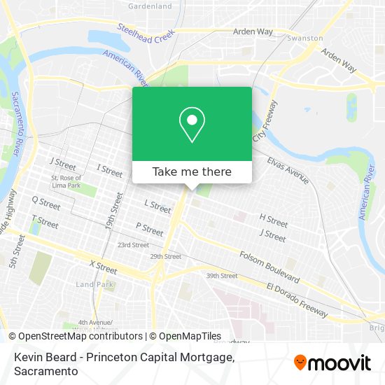 Kevin Beard - Princeton Capital Mortgage map