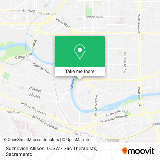 Suznovich Allison, LCSW - Sac Therapists map