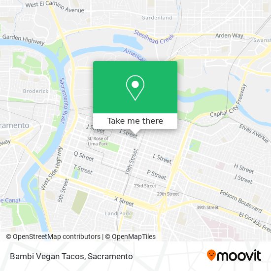 Bambi Vegan Tacos map