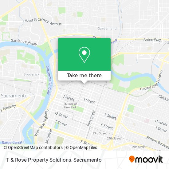 T & Rose Property Solutions map