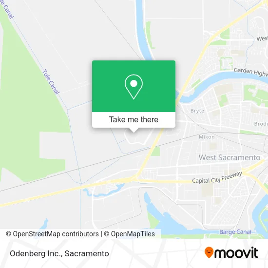 Odenberg Inc. map