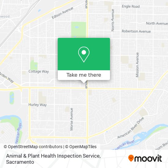 Animal & Plant Health Inspection Service map