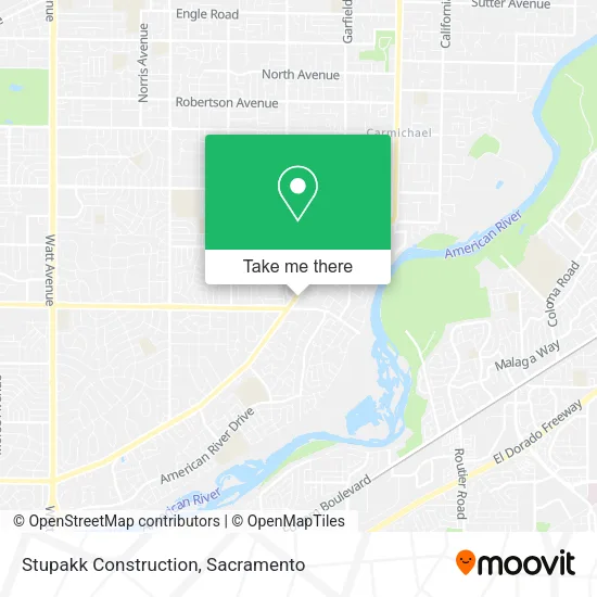 Stupakk Construction map