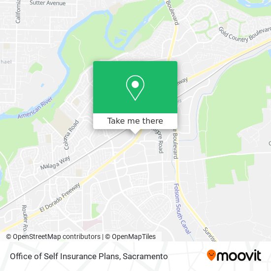 Office of Self Insurance Plans map