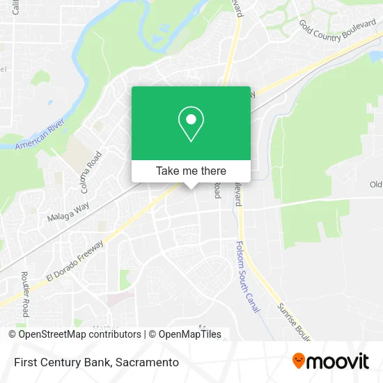 First Century Bank map