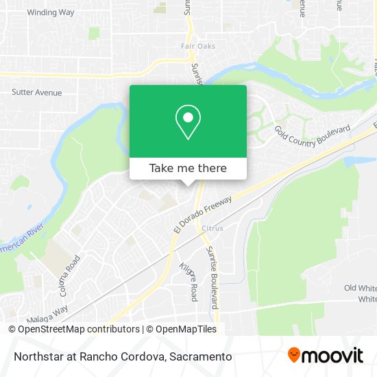 Mapa de Northstar at Rancho Cordova