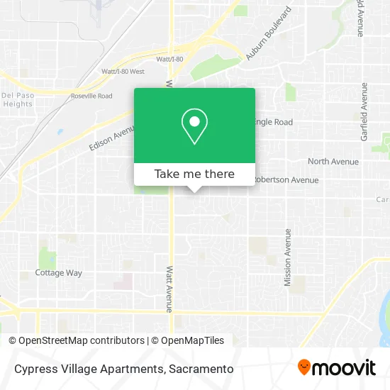 Cypress Village Apartments map