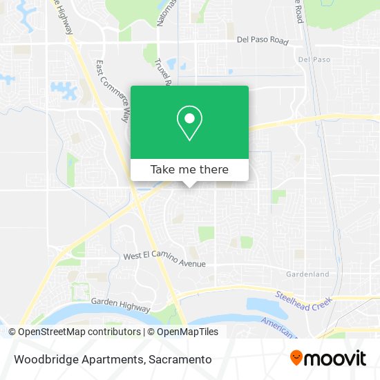 Woodbridge Apartments map