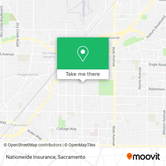 Mapa de Nationwide Insurance