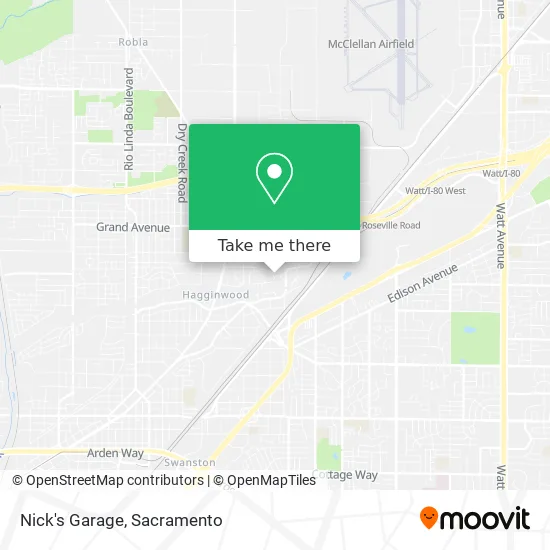 Nick's Garage map