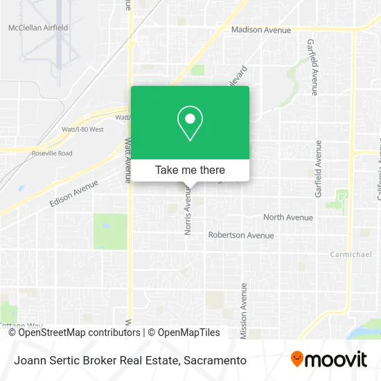 Joann Sertic Broker Real Estate map