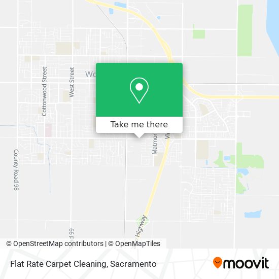 Flat Rate Carpet Cleaning map