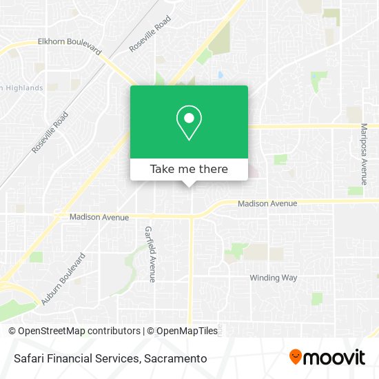 Safari Financial Services map