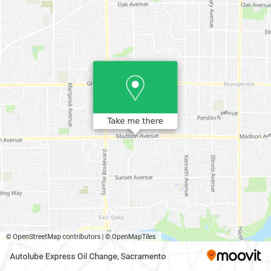 Autolube Express Oil Change map