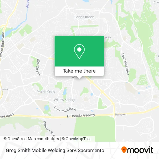 Greg Smith Mobile Welding Serv map