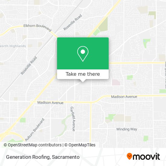 Mapa de Generation Roofing