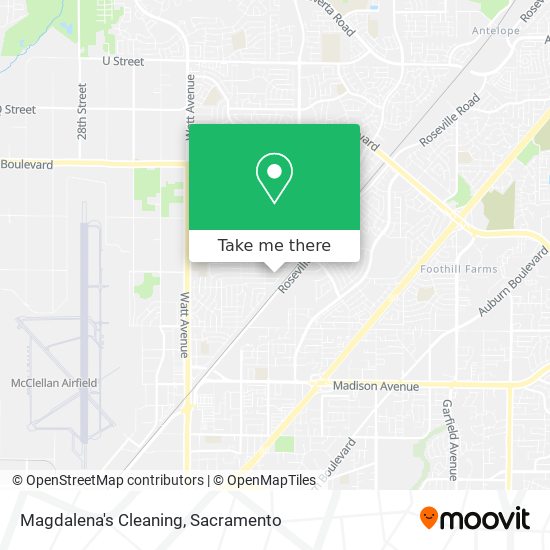 Magdalena's Cleaning map