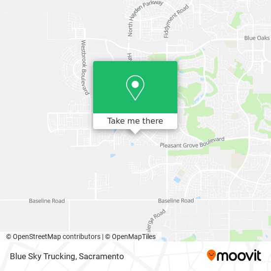 Mapa de Blue Sky Trucking