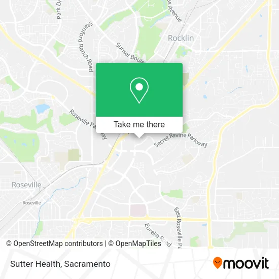 Sutter Health map