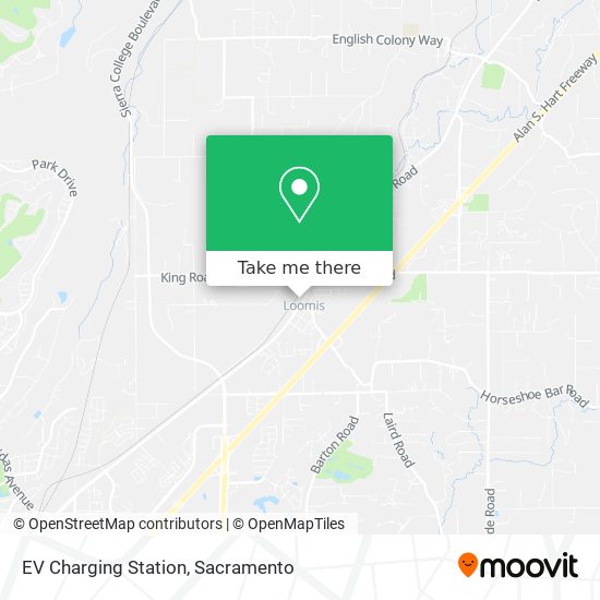 Mapa de EV Charging Station