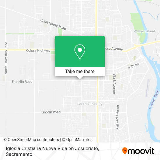 Mapa de Iglesia Cristiana Nueva Vida en Jesucristo