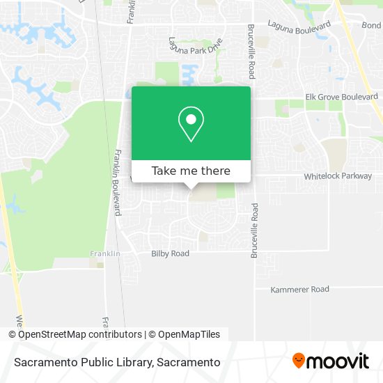 Mapa de Sacramento Public Library