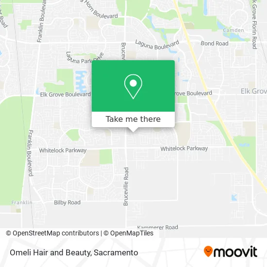 Omeli Hair and Beauty map