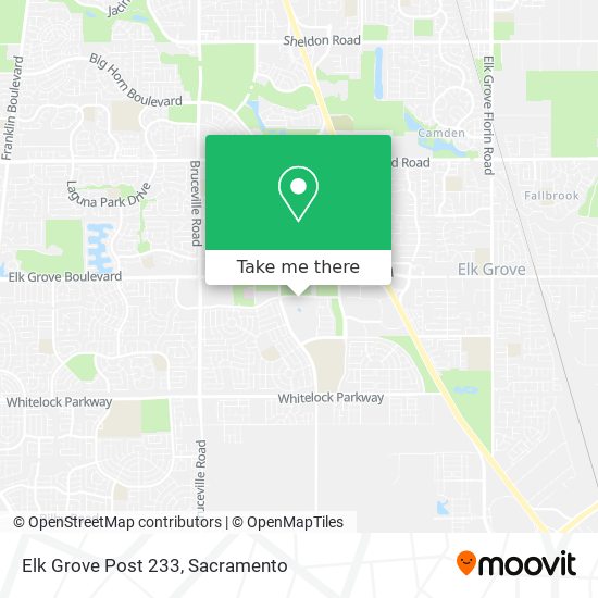 Elk Grove Post 233 map