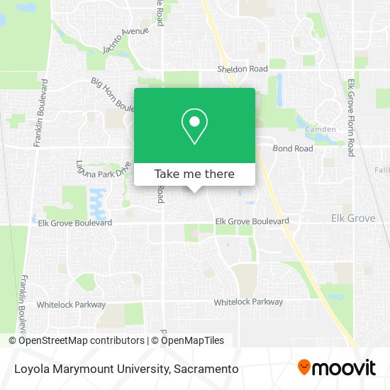 Loyola Marymount University map