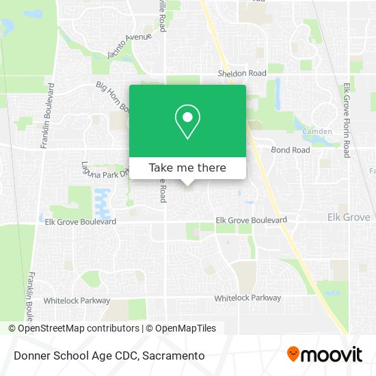 Donner School Age CDC map
