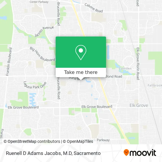 Ruenell D Adams Jacobs, M.D map