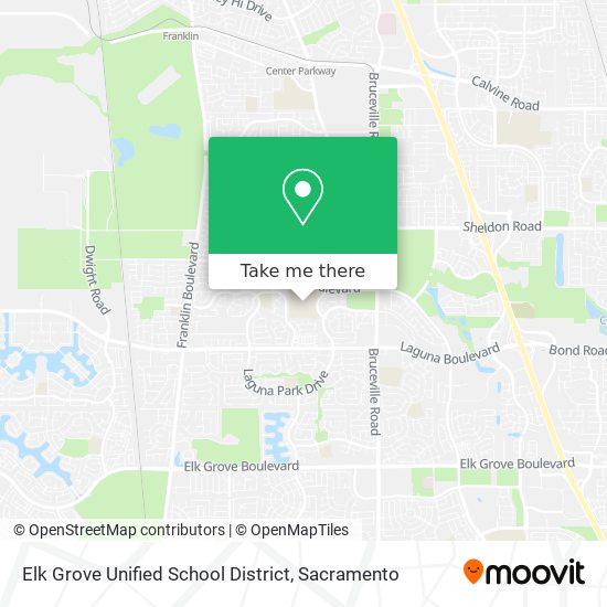 Mapa de Elk Grove Unified School District