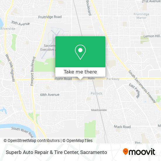 Mapa de Superb Auto Repair & Tire Center