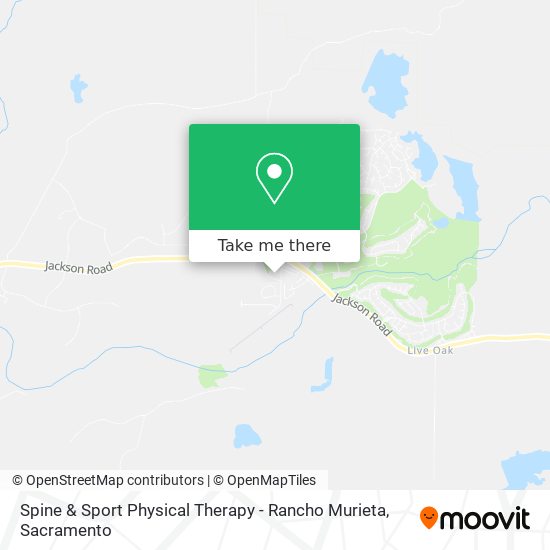 Spine & Sport Physical Therapy - Rancho Murieta map