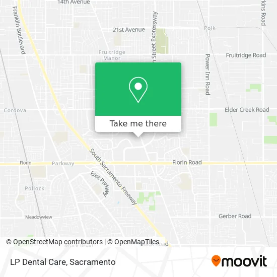LP Dental Care map