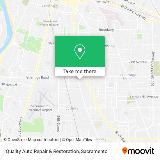 Quality Auto Repair & Restoration map