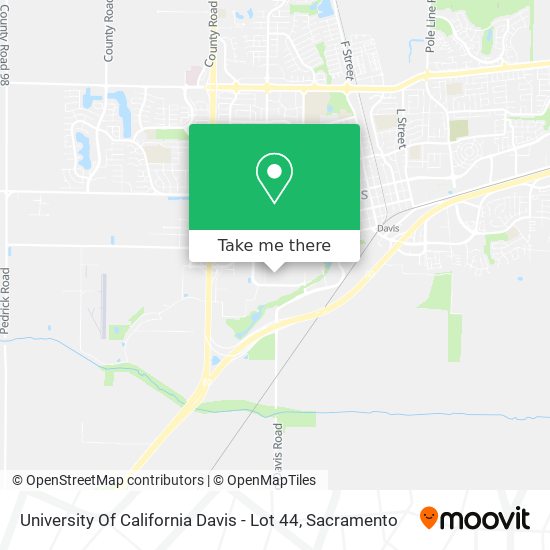 University Of California Davis - Lot 44 map