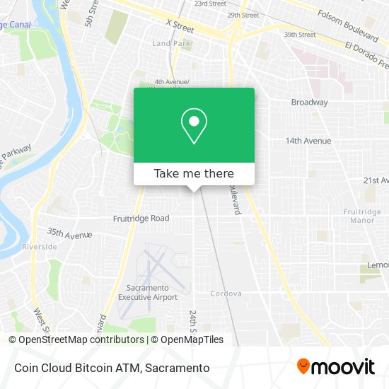 Coin Cloud Bitcoin ATM map